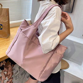 [GIRLS GOOB] Big Size Oxford Shoulder Bag, Shopper Bag, China OEM